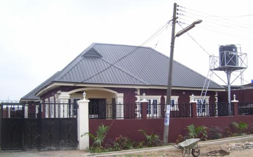 FEDERAL  ALLOCATION LETTER & C OF O  ALL ROOM TILED ALL APARTMENTS TASTEFULLY FINISHED WITH: ALL ROOM ENSUITE PLUS VISITORS TOILET POP CEILING FITTED KITCHEN CABINET WITH MARBLE TOP FITTED WARDROBE  WATER HEATER PAINTED INTERNALLY AND EXTERNALLY POWER SUPPLY WITH INSTALLED PREPAID METER, IN EACH APARTMENT. BORE HOLE PREMISES PAVED WITH INTERLOCKING FENCED AND GATED + GATE HOUSE. QUIET SERENE AND SECURED ESTATE.