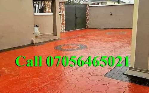 stamp concrete floor picture