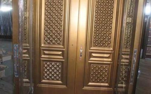 copper door