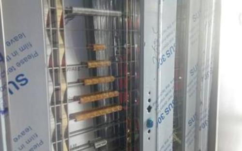 stainless steel door
