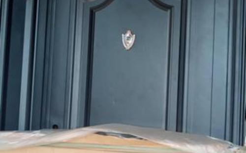 steel door