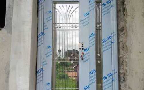 Stainless steel door
