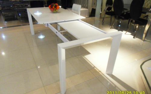 Back view of detached 10seater conference table  