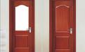 laminated wooden door
